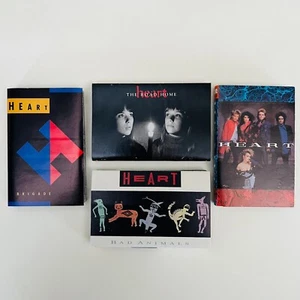 Heart - Lot of 4 Cassettes - Brigade - The Road Home - Bad Animals - Self-Titled - Picture 1 of 3