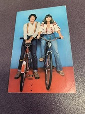 MORK & MINDY on bikes TV Show photo fan card postcard