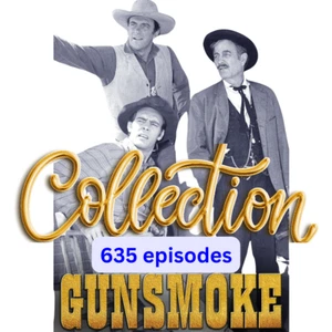 Gunsmoke (1955) – 635 Classic Western Episodes on USB – Complete TV Series - Imagen 1 de 6