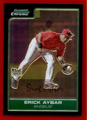 2006 Bowman Chrome Draft #43 Erick Aybar (RC). - Image 1 of 2
