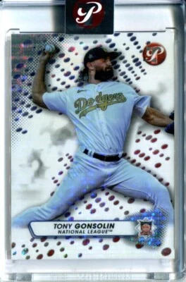 TONY GONSOLIN 2023 Topps Pristine Encased REFRACTOR #295 RC Dodgers  - Image 1 of 2