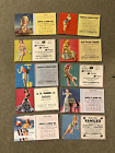1950's Lot of Pin-Up Blotter Cards Earl Moran, Gil Elvgren, Billy Devorss