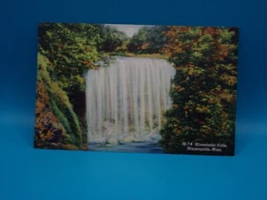 Vintage Postcard MINNESOTA Minnehaha Falls, Minneapolis - Linen - Picture 1 of 4