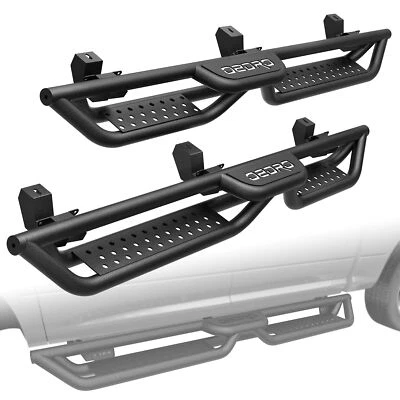 6" Running Boards for 2018-2026 Jeep Wrangler JL 4 Door Drop Side Step Nerf Bars - Image 1 of 4