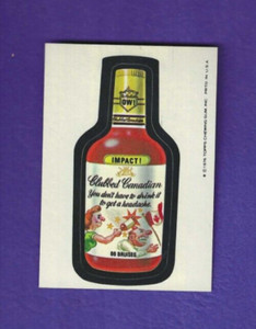 WACKY PACKAGES 1976/1977 16th SERIES 16 CANADIAN CLUBBED NMMT/MINT