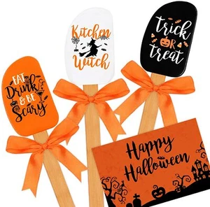 Silicone Spatula Set of 3 Decor Kitchen Home Baking Mixing Supplies Halloween - Picture 1 of 6