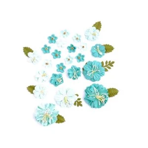 Flores hechas a mano Kaisercraft - turquesa F676 - Imagen 1 de 1
