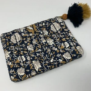 Clutch Purse w/Tassel Universal Threads Blue/Gold/Cream - Picture 1 of 7