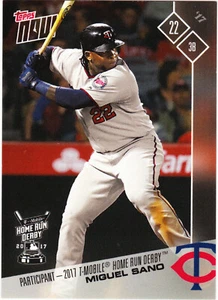 Miguel Sano Twins 2017 Topps NOW HRD-5 All Star T-Mobile Home Run Derby - Picture 1 of 2