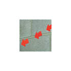 GRAINGER APPROVED 9CFJ1 Floor Tape,Red,4 inx4 ft,Arrow,PK50