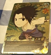 Naruto CCG TCG Sasuke Uchiha Proof of Censure Foil Promo English Near Mint Mint