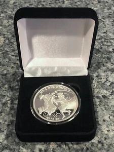 1987 AMC CARTOON CELEBRITIES Mr & Mrs Dithers 1oz .999 Fine Silver Proof Round - Bild 1 von 7