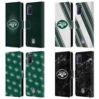 OFFICIAL NFL NEW YORK JETS ARTWORK LEATHER BOOK CASE FOR OPPO PHONES