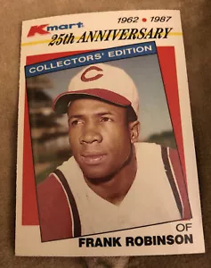 1987 Topps K-Mart 25th Anniversary #10 Frank Robinson NM-MT Reds - Picture 1 of 2