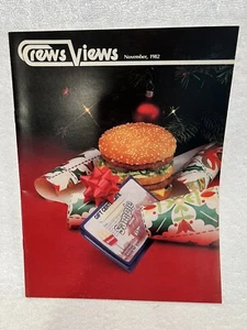 MCDONALD'S CREWS VIEWS Magazine Nov 1982 -Skys the Limit, Mobile Unit, Gift Cert - Picture 1 of 5