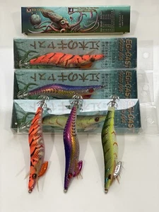 3 X Squid Jigs Very High Quality Oringal EGI - CAST size 3.0 - Picture 1 of 1