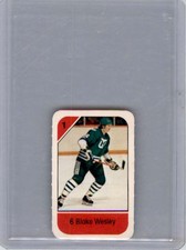 1982-83 POST CEREAL MINI NHL HOCKEY CARD BLAKE WESLEY HARTFORD WHALERS #NNO