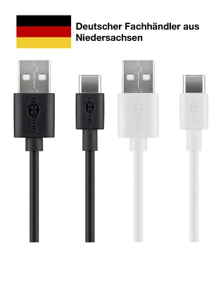 GOOBAY HighSpeed USB-C Ladekabel Datenkabel f. Handy Smartphone Mobiltelefon Ladegerät