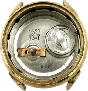 Orologio da polso Vintage Bulova Accutron per 214 2527 10-7 Cassa Uomo Acciaio con 10k GF - Foto 1 di 4