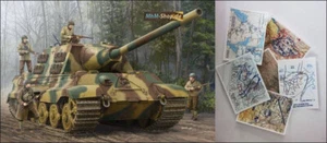 Trompetista / Germán Sd.Kfz.186 Jagdtiger + 6 cartas de batalla en 1:16 - Imagen 1 de 24