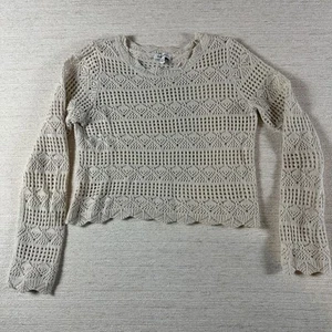 Freshman Donna Taglia Media Crema Uncinetto Y2K Fairy Cottage Femminile Romantico R - Foto 1 di 11