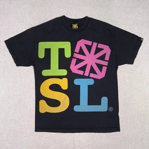 Vintage The Seventh Letter Graphic T-Shirt Mens M Black TSL Graffiti Made in USA - Picture 1 of 7