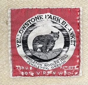 Rare Pendleton 1930s Yellowstone National Park 4 Points Blanket - Picture 1 of 12