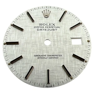Original Rolex Oyster Perpetual Datejust 36mm Linen Dial Silber 16014 16234 - Bild 1 von 4