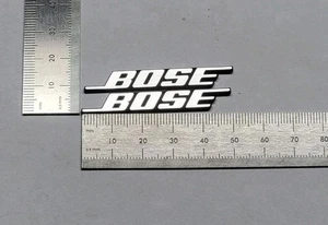 Bose Speaker Badge Logo Emblem Brushed Silver  - Picture 1 of 3