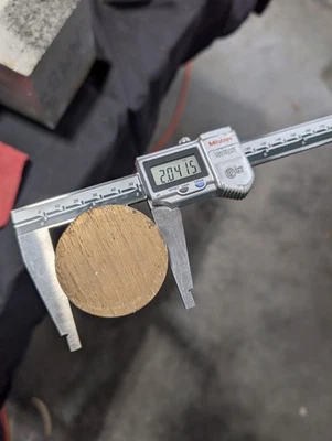 2" Bearing Bronze, 38" Length, Solid Bar, Two Inch Diameter, Over 3' Long - Image 1 of 4