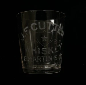 JF Cutter Shot Glass Pre Prohibition (HSE-11/JSF6) E Martin & Co San Francisco - Imagen 1 de 10