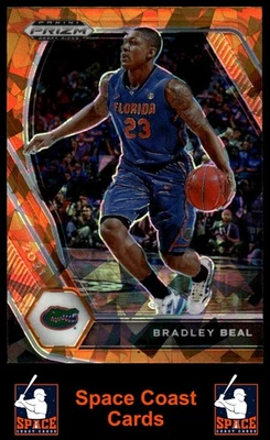 Selecciones del draft Panini Prizm 2021 #60 Bradley Beal Orange Ice Foto 1 de 2