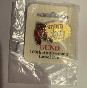 Gund 100th Anniversary Lapel Pin - 1.50' - Picture 1 of 1