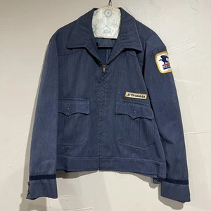 Giacca porta lettere vintage USPS Post Man blu anni 50-60. Tg 46 lungo - Foto 1 di 12