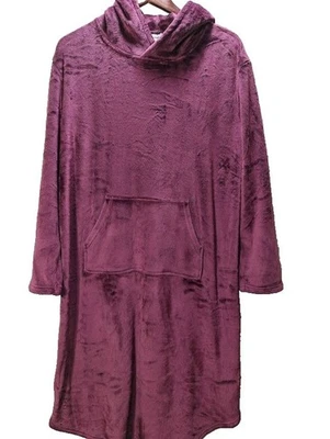  32 Degrees HEAT Ropa de Dormir Sudadera con Capucha Tumbona L/XL Borgoña Felpa Vellón Nuevo sin Etiquetas Acogedor Foto 1 de 4