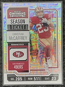 2023 Panini Contenders #87 Christian McCaffrey Mojo San Francisco 49ers - Bild 1 von 2