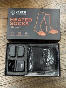 Ororo Unisex Heated Socks Black Unisex Women 7.5-10 Men 6-8.5 NEW - SEALED - Picture 1 of 6
