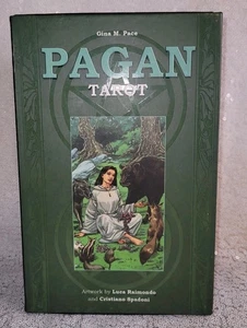 PAGAN TAROT CARDS AND GUIDEBOOK Gina M. Pace NEW - Foto 1 di 13
