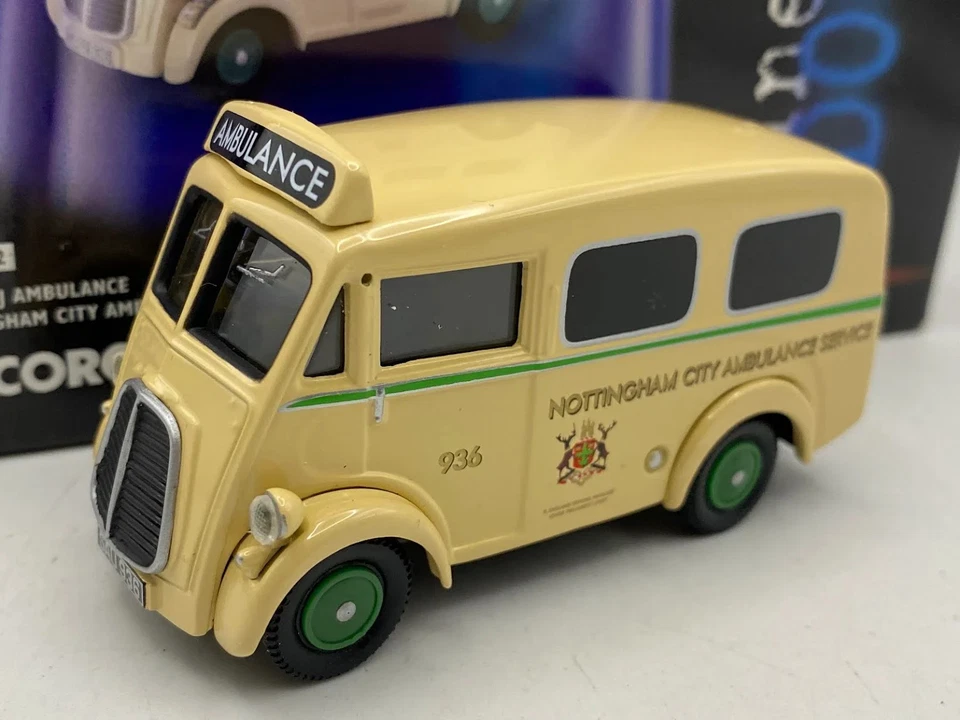 CORGI 1:50 Morris J Ambulance NOTTINGHAM CITY CC06202 Diecast coche metal - Imagen 1 de 4