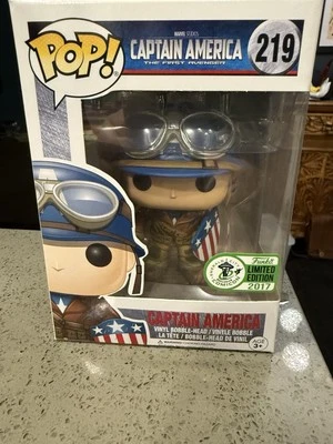 Funko Pop! Marvel Capitán América El Primer Vengador #219 2017 Exclusivo ECCC Foto 1 de 4