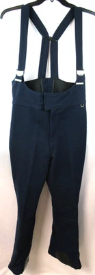 Pantalones con tirantes de esquí elásticos con cinturón mezcla de lana de nailon vintage Roffe para mujer - talla 26 Foto 1 de 4