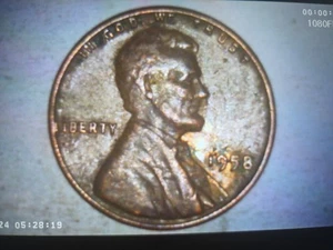 💥Rare 1958 Double Die Obverse Lincoln Wheat Penny L and Letters touching Rim🔥 - Picture 1 of 10