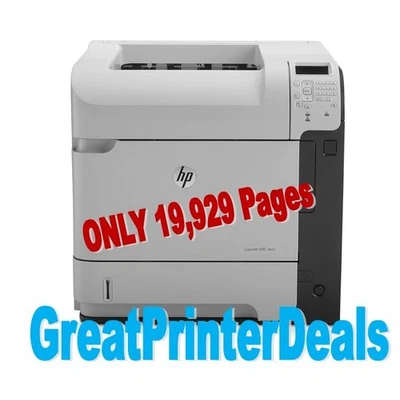 HP LaserJet Enterprise M602n Printer WOW ONLY 19,929 Pages CE991A - Image 1 of 4
