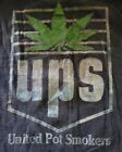 Chemise vintage UPS Parody XL Tee United Pot Smokers années 2000 Travis Scott