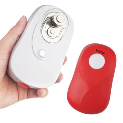 One-Touch Safety Smooth Edge Automatic Opener Red Auto Electric Can Opener LOT - Image 1 of 4