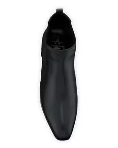 Aquatalia Falco Leather ankle boots Size 7 Black - Picture 1 of 5