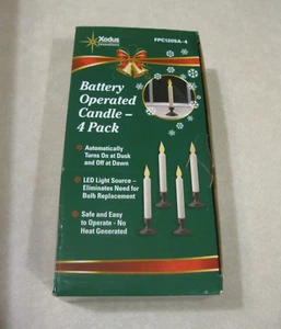 4 - NIB Xodus Battery, LED Light Window Candle Dusk to Dawn Light Sensor 2019 - Picture 1 of 11