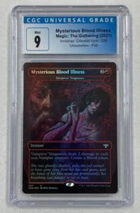 Magic the Gathering 2021 Mysterious Blood Illness Foil CGC 9 Crimson Vow 339 - Picture 1 of 2
