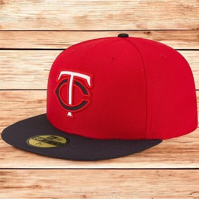 [10757949] Gorra ajustada New Era MLB Diamond Era 59Fifty para hombre Minnesota Twins Foto 1 de 4