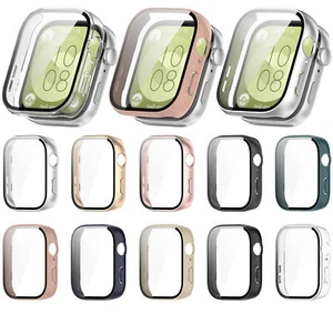 Case For Huawei Watch FIT 4/4 Pro,Hard PC Case with Glass Screen Protector - Zdjęcie 1 z 19